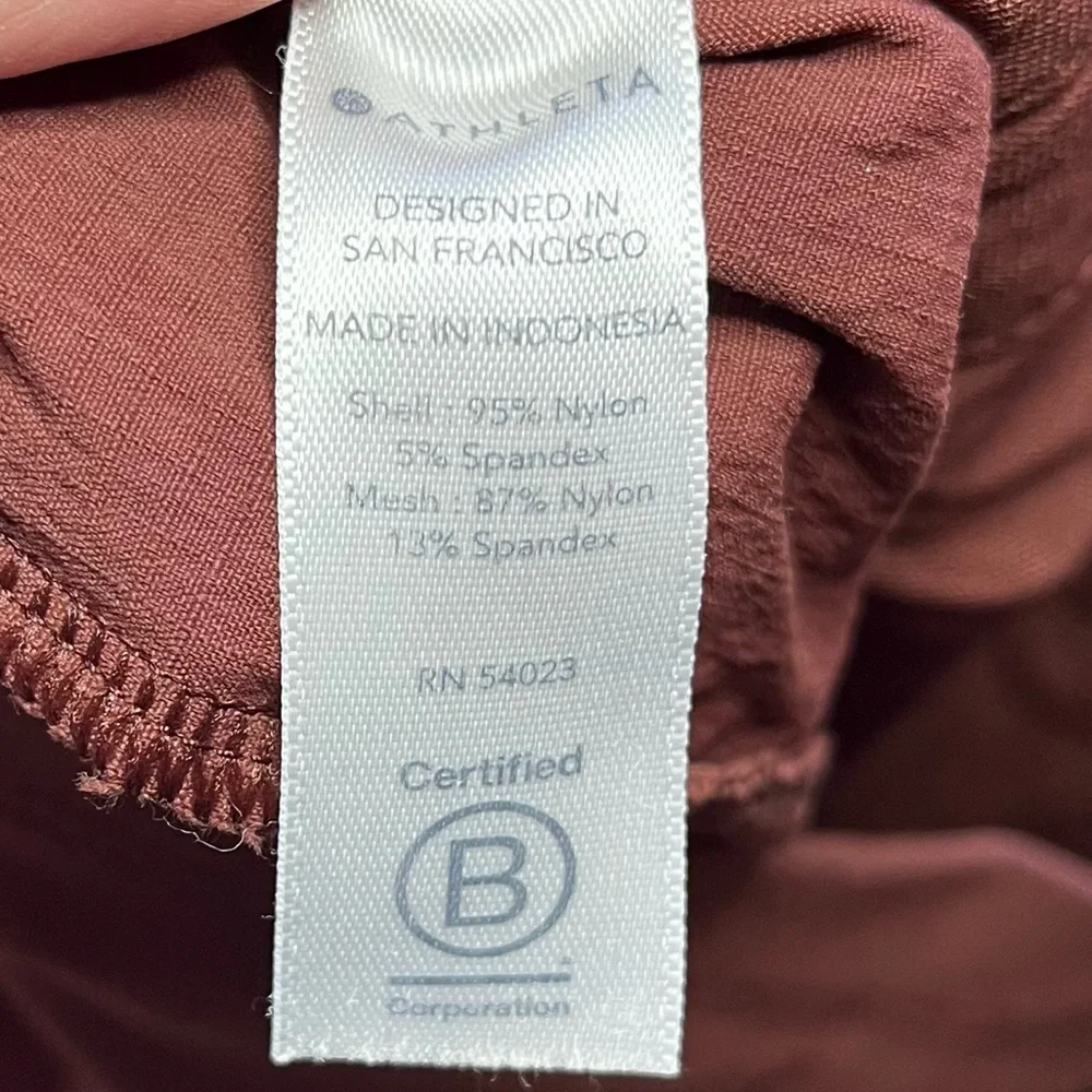 Athleta Trekkie North Jogger Size 10 Red Orange color Hiking Outdoor Pants - Picture 4 of 9